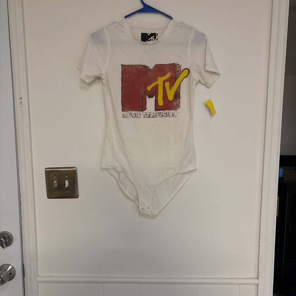 Rare MTV Logo one piece adult medium